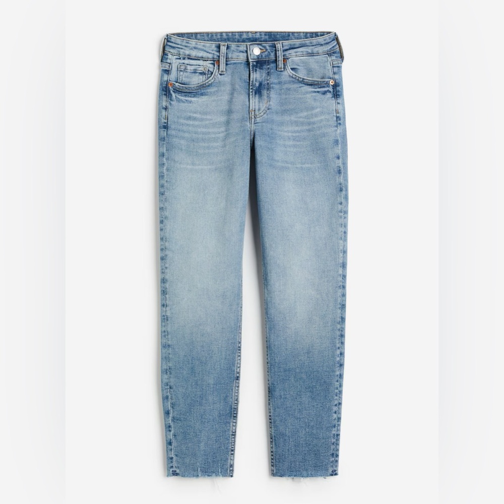 Sz US 6 H&M women Skinny regular waist/ankle length Light Blue Denim Jeans